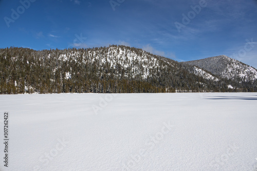 Winter Adventure at Grass Lake in the Sierra Nevada © Lisa