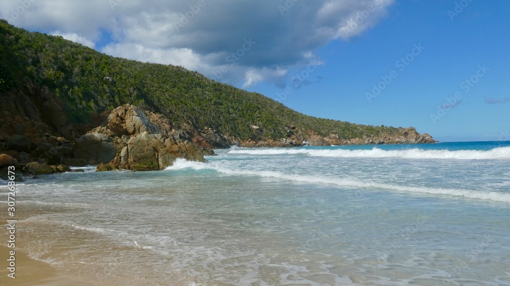 Fototapeta premium Lambert Beach Tortola British Virgin Islands