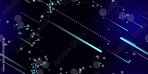 Fast Effect. Motion Neon. Seamless Pattern. Glitch