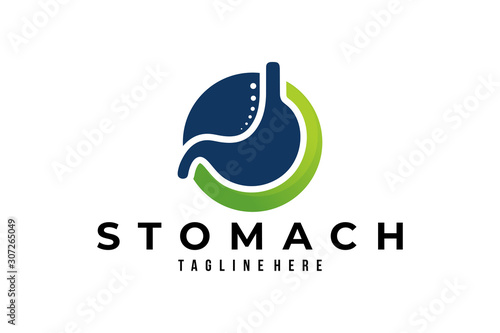 stomach care logo icon vector isolated