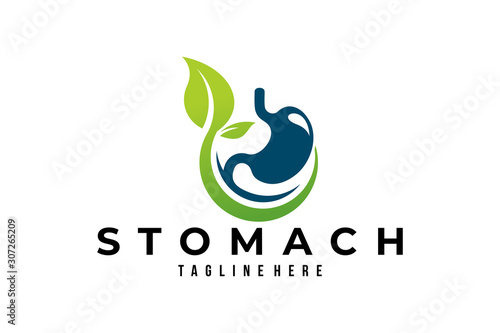 stomach care logo icon vector isolated
