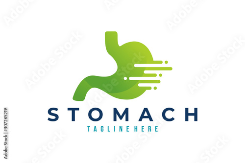 stomach care logo icon vector isolated