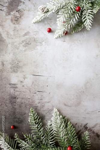 Winter Holiday Tree Backgro...