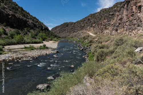 Rio Grande flowing south in New Mexico.