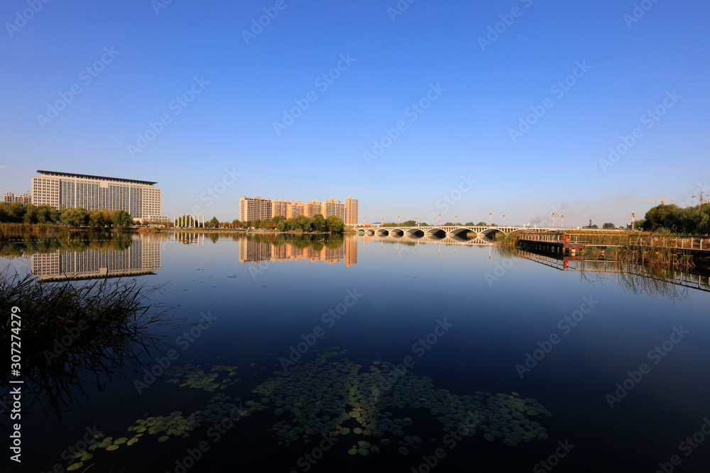 River park scenery in China