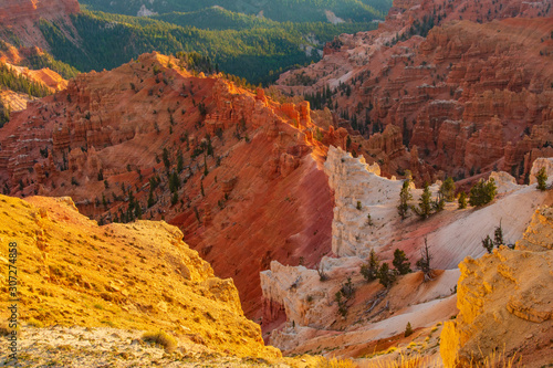 The Setting Sun Brings Out the Colors of Cedar Breaks