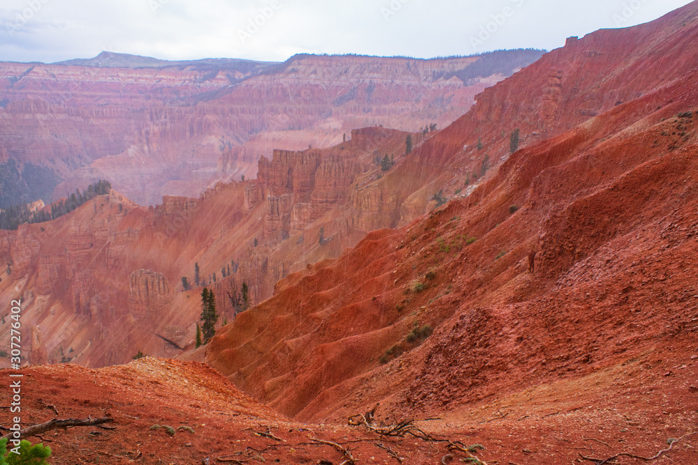 Rain Falls on Cedar Breaks