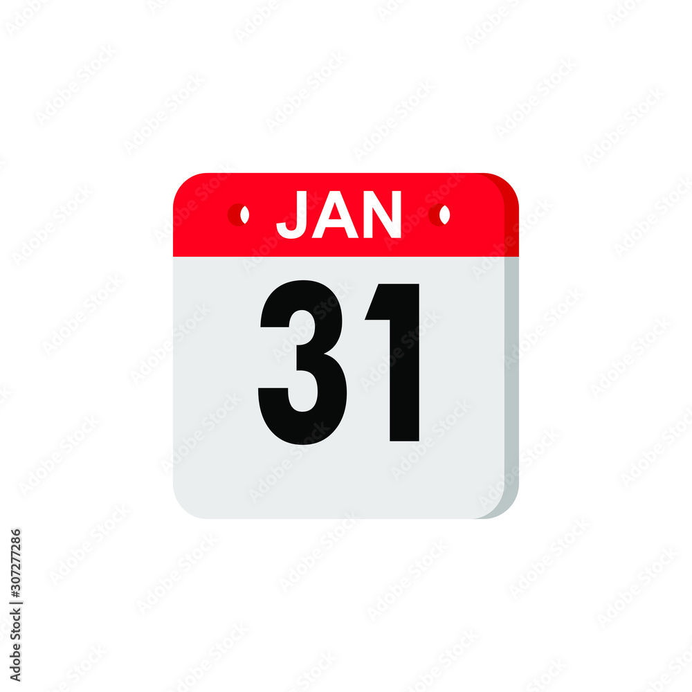 January 31 Calendar Daily Icon. Illustration Emblem. Element of Design for Decoration Office Documents and Applications. Logo of Day, Date, Month and Holiday. New Year. January 31 Calendar Daily Icon. Illustration Emblem. Element of Design for Decoration Office Documents and Applications. Logo of Day, Date, Month and Holiday. New Year.
