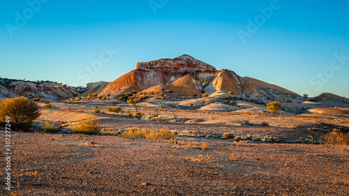 Colourful Sunset over The Painted Desert, Arckaringa Hills, South Australia, Australia