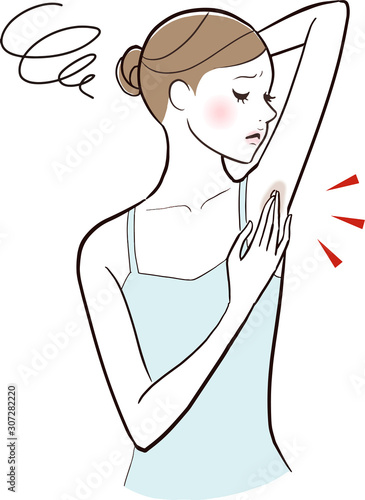 わき　女性　黒ずみ