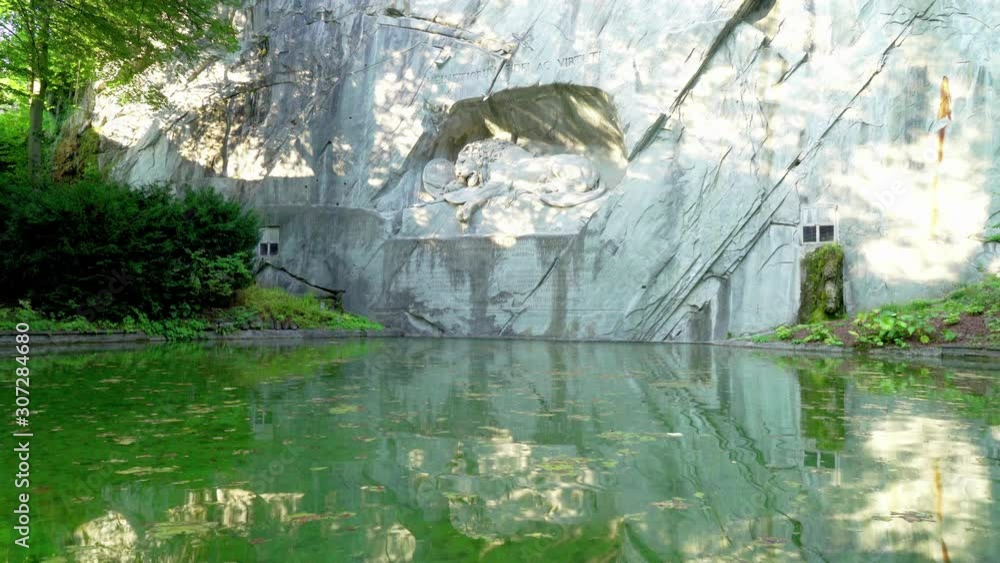 dying lion monument, landmark in Lucerne (Luzern) Switzerland dying lion monument, landmark in Lucerne (Luzern) Switzerland