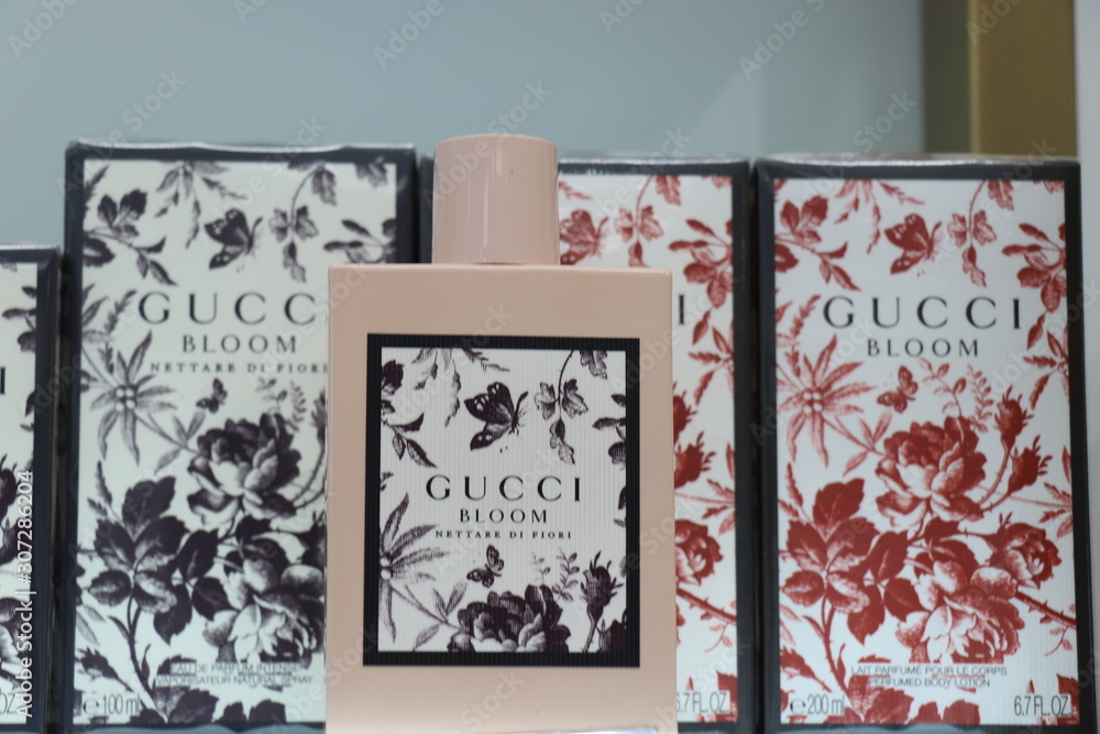 Haarlem, the Netherlands - October 6th 2018: Gucci Bloom fragrances Stock  Photo | Adobe Stock