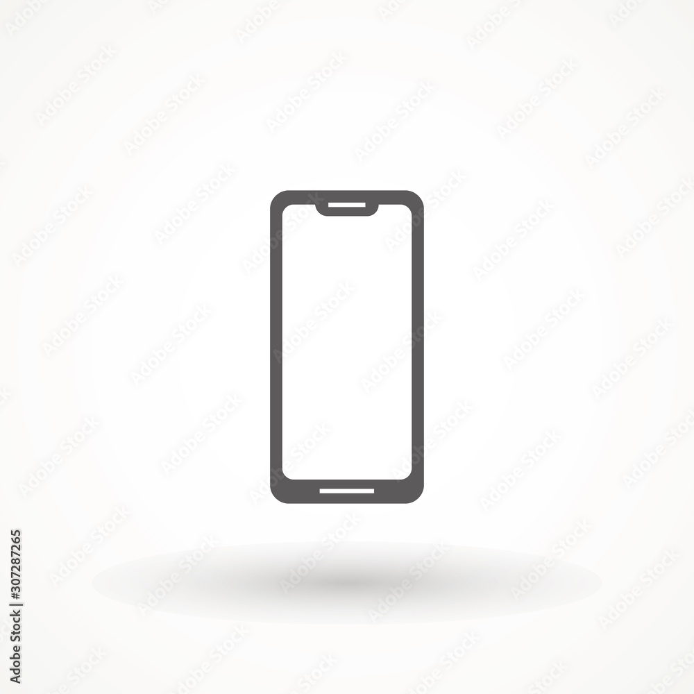 Smartphone icon vector, in trendy flat style isolated on white background. Mobile Phone Line Icon. Smartphone vector illustration Smartphone icon vector, in trendy flat style isolated on white background. Mobile Phone Line Icon. Smartphone vector illustration