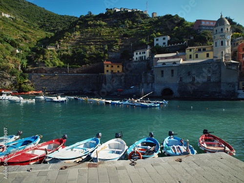 Boats in an Italian Harbor