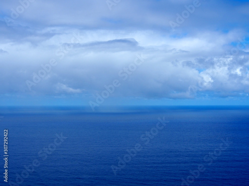 Ocean waters of Big Island  Hawaii