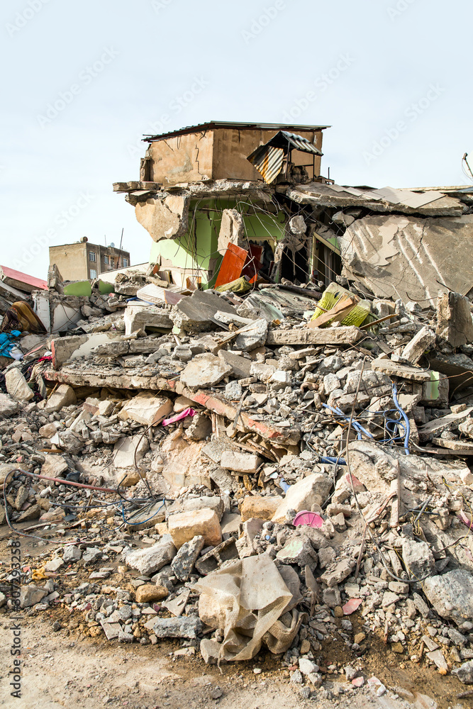 destroyed slum destroyed slum