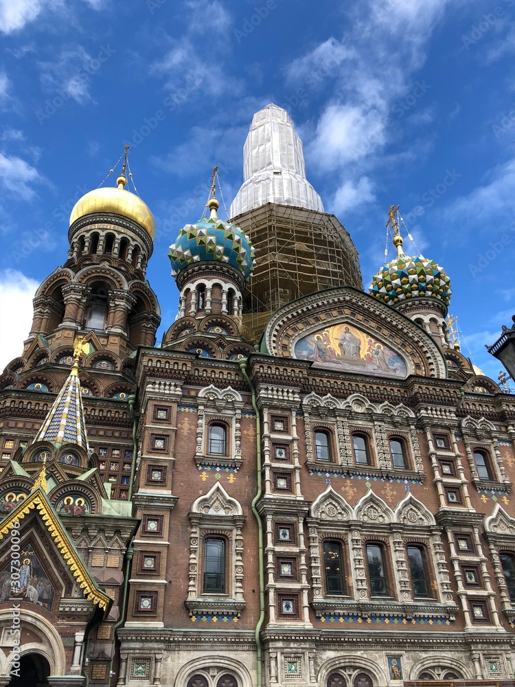 cathedral of christ the savior in Petersburg 