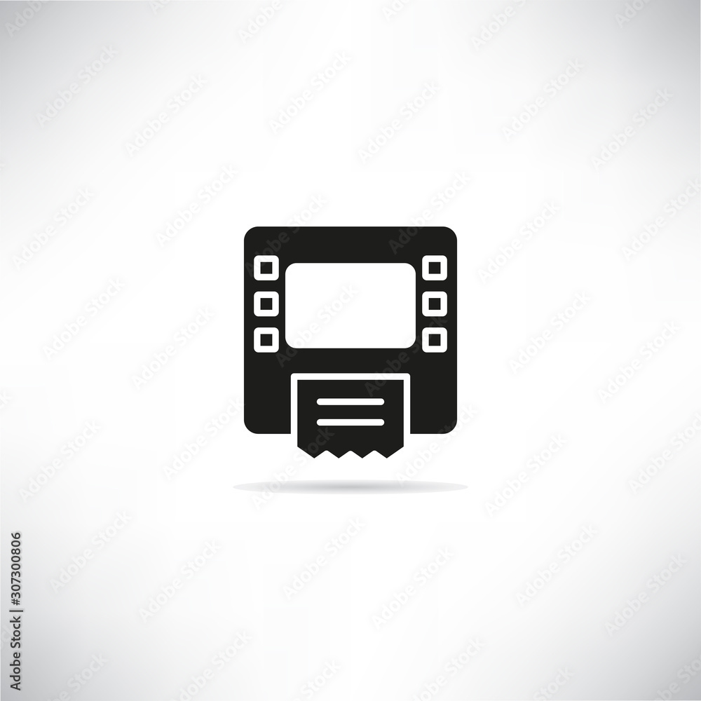 ATM, automated teller machine icon ATM, automated teller machine icon