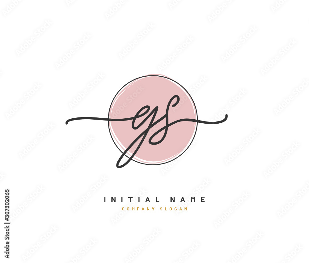 G S GS Beauty vector initial logo, handwriting logo of initial signature, wedding, fashion, jewerly, boutique, floral and botanical with creative template for any company or business. G S GS Beauty vector initial logo, handwriting logo of initial signature, wedding, fashion, jewerly, boutique, floral and botanical with creative template for any company or business.