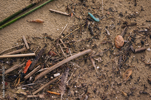 Wallpaper Mural Micro Plastics in Beach Debris Torontodigital.ca
