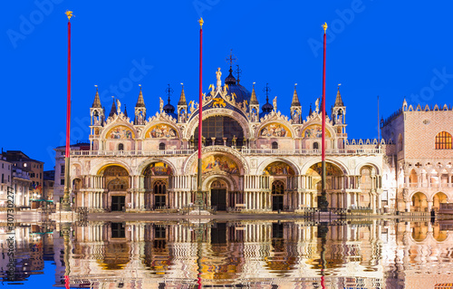 Saint Marks Basilica, Cathedral, Church Statues Mosaics Venice Italy