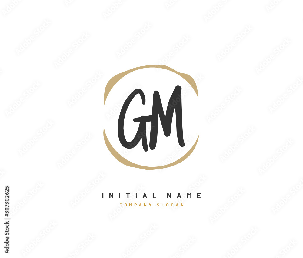 G M GM Beauty vector initial logo, handwriting logo of initial signature, wedding, fashion, jewerly, boutique, floral and botanical with creative template for any company or business. G M GM Beauty vector initial logo, handwriting logo of initial signature, wedding, fashion, jewerly, boutique, floral and botanical with creative template for any company or business.