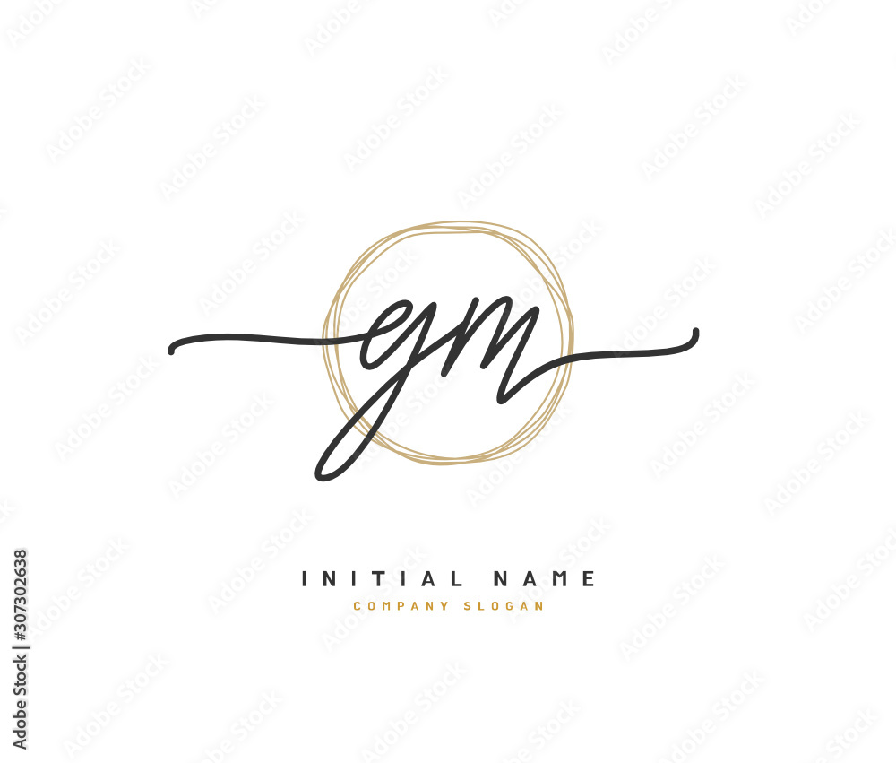 G M GM Beauty vector initial logo, handwriting logo of initial signature, wedding, fashion, jewerly, boutique, floral and botanical with creative template for any company or business. G M GM Beauty vector initial logo, handwriting logo of initial signature, wedding, fashion, jewerly, boutique, floral and botanical with creative template for any company or business.