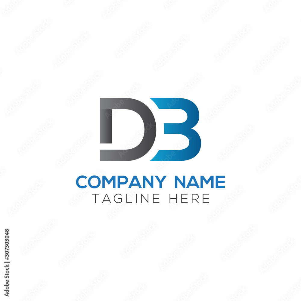 Initial DB Letter Logo With Creative Modern Business Typography Vector Template. Creative Letter DB Logo Vector.