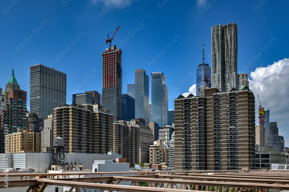 New York City Skyline Downtown