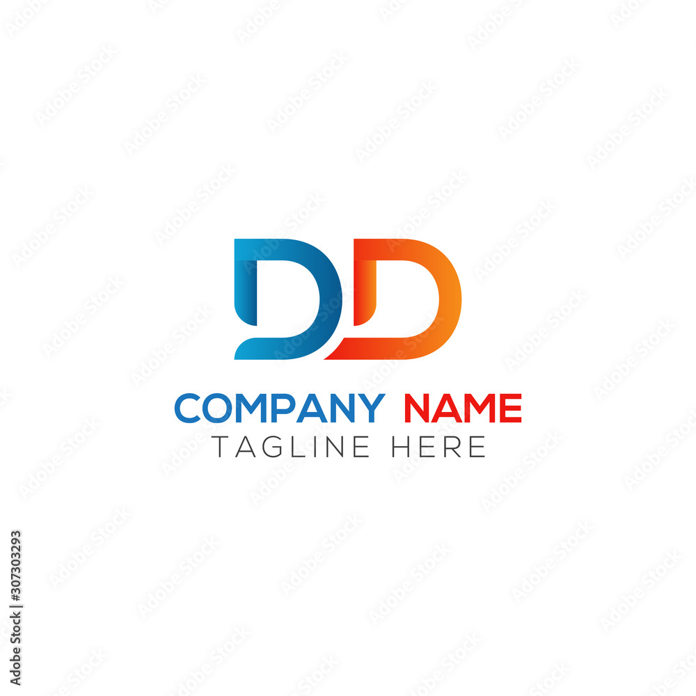Initial DD Letter Logo With Creative Modern Business Typography Vector Template. Creative Letter DD Logo Vector.
