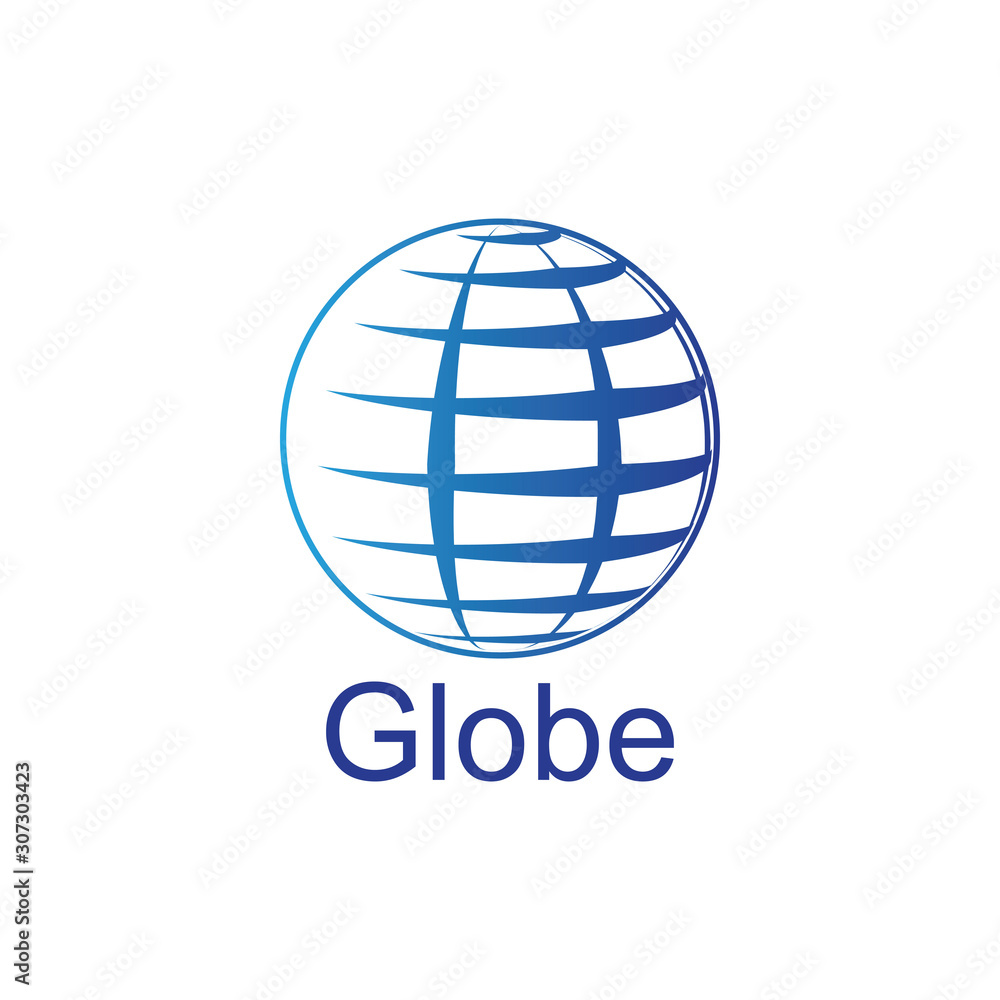 globe logo and icon Vector design Template-Vector globe logo and icon Vector design Template-Vector