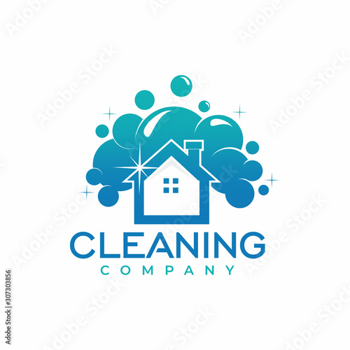 Cleaning Company Logo Design Vector