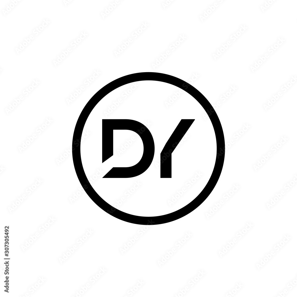 Initial DY Letter Logo With Creative Modern Business Typography Vector Template. Creative Letter DY Logo Vector. Initial DY Letter Logo With Creative Modern Business Typography Vector Template. Creative Letter DY Logo Vector.