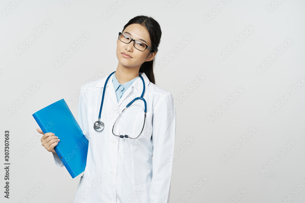 portrait of a female doctor portrait of a female doctor