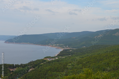 Summer in Nova Scotia: Pleasant Bay and the Mouth of the Grand Anse River on the Northwestern Coast of Cape Breton Island