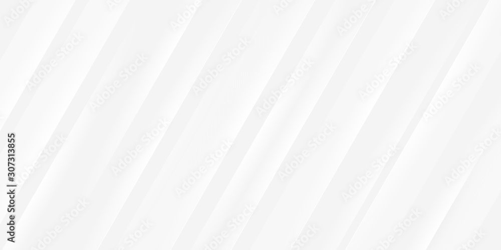 Fototapeta premium Dynamic minimal blank white stripe texture background 
