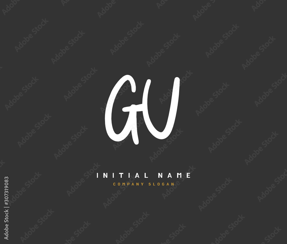 G U GU Beauty vector initial logo, handwriting logo of initial signature, wedding, fashion, jewerly, boutique, floral and botanical with creative template for any company or business. G U GU Beauty vector initial logo, handwriting logo of initial signature, wedding, fashion, jewerly, boutique, floral and botanical with creative template for any company or business.