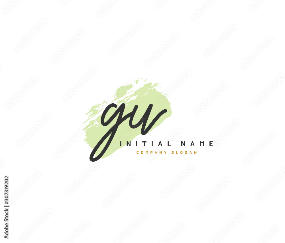 G U GU Beauty vector initial logo, handwriting logo of initial signature, wedding, fashion, jewerly, boutique, floral and botanical with creative template for any company or business. G U GU Beauty vector initial logo, handwriting logo of initial signature, wedding, fashion, jewerly, boutique, floral and botanical with creative template for any company or business.
