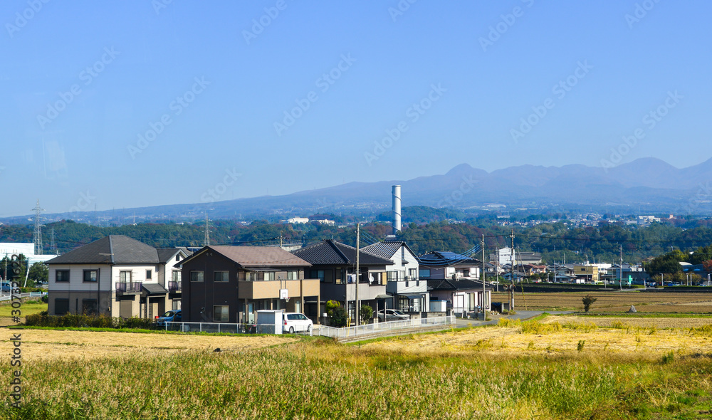 Small rural town in Gunma, Japan Small rural town in Gunma, Japan