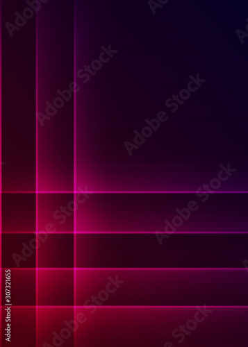 Wallpaper Mural Dark abstract background with neon lines, glow. Bright neon glow. Torontodigital.ca