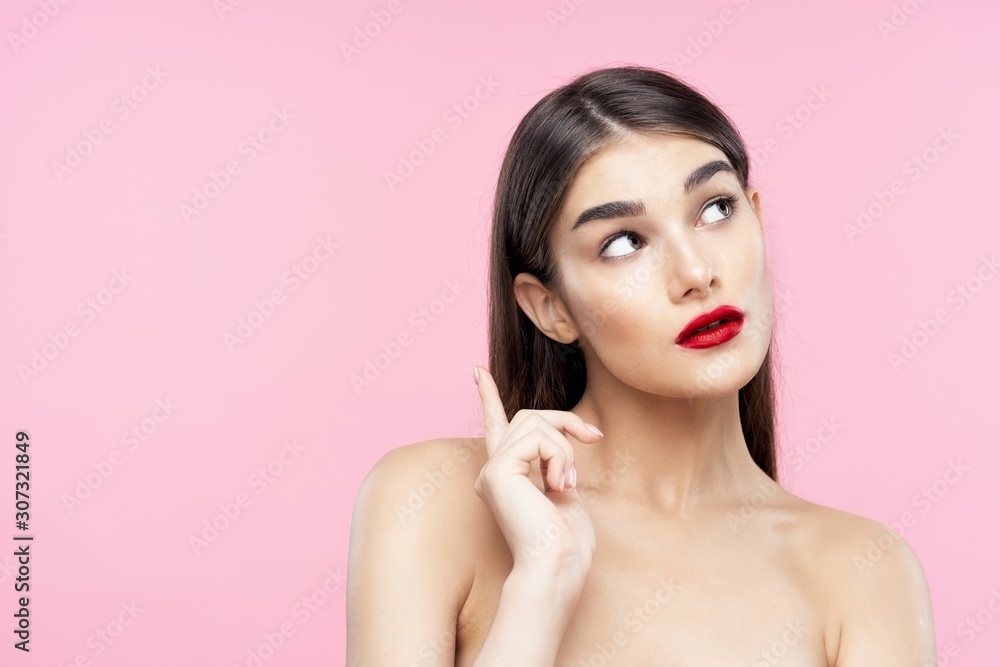 beautiful woman bare shoulders spa treatments clean skin beautiful woman bare shoulders spa treatments clean skin