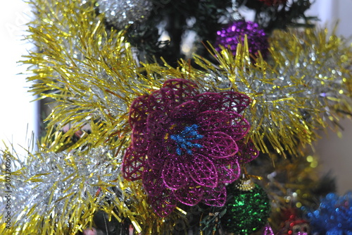 christmas decoration on a background