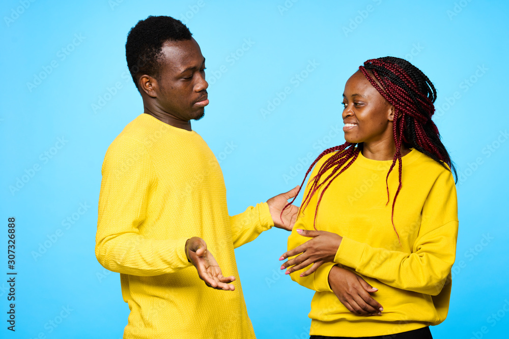 Fototapeta premium young man and woman