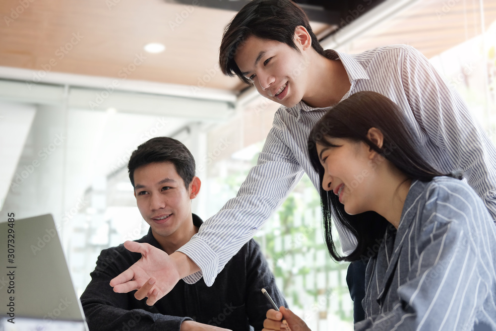 Business working in office with documents and laptop people Consulting and business planning. Business working in office with documents and laptop people Consulting and business planning.