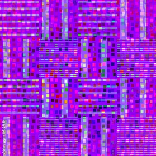 Purple abstract seamless shining mosaic pattern