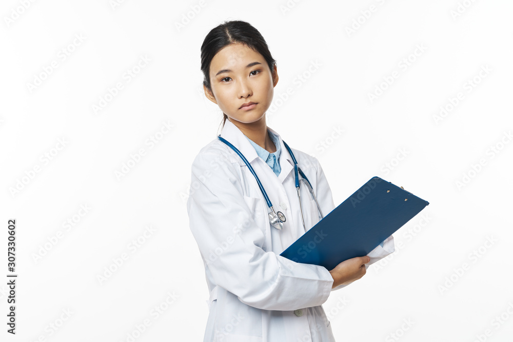 young doctor with clipboard young doctor with clipboard
