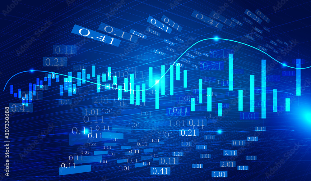 Financial stock market chart technical abstract background Financial stock market chart technical abstract background