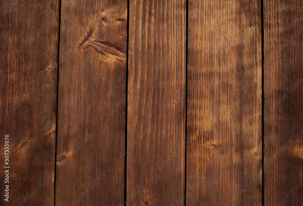 Obraz premium vertical dark wood texture from planks