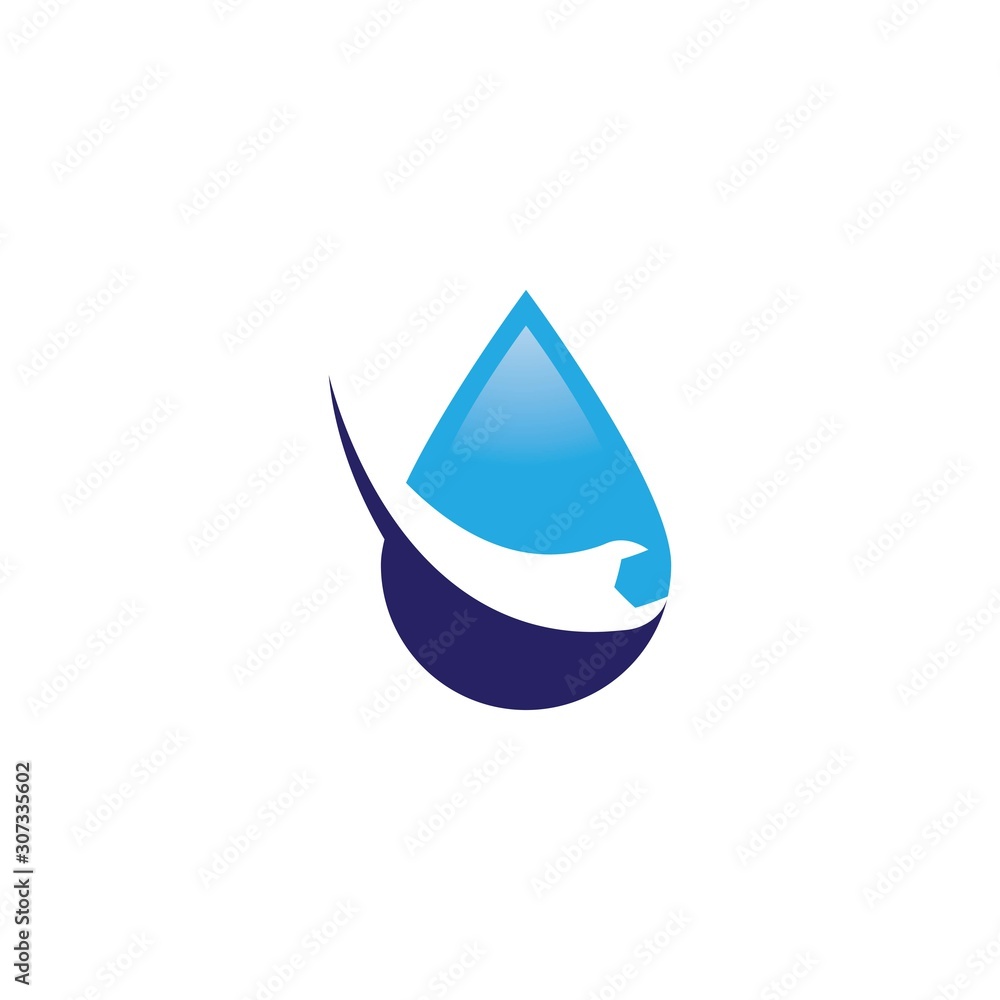 Plumbing logo ilustration vector template Plumbing logo ilustration vector template