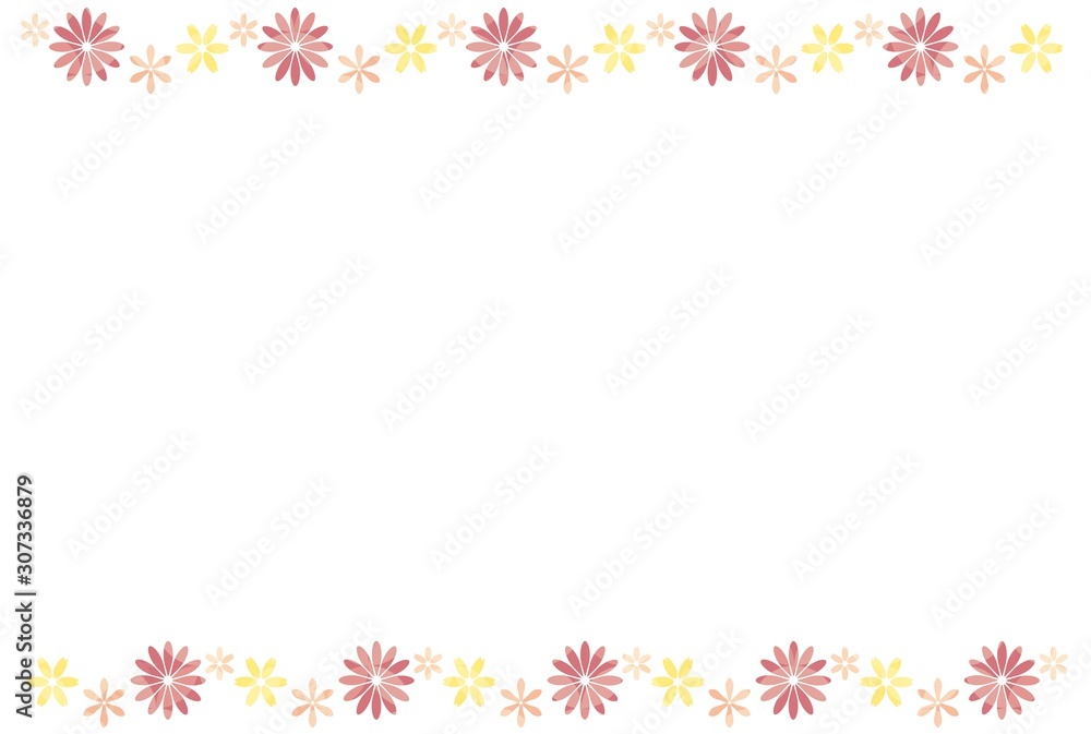 春色パステルカラーの花のフレーム Stock Vector Adobe Stock 春色パステルカラーの花のフレーム Stock Vector Adobe Stock